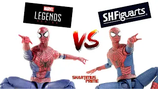 Which is better? - Marvel Legends vs SH Figuarts Amazing Spider Man Action Figure Comparison