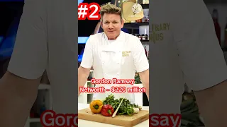 Top 5 richest celebrity Chef in the world🤑🔥#shorts #youtubeshorts