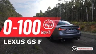 2018 Lexus GS  F 10th Anniversary Edition 0-100km/h & engine sound