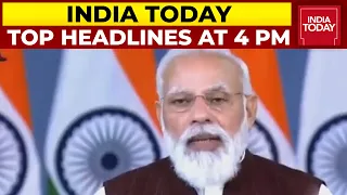 Top Headlines At 4 PM | PM Modi's 'Selective Outrage' Attack On Opposition | October 12, 2021