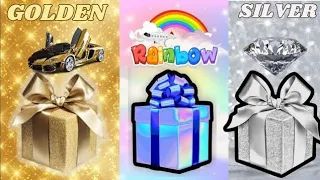 Choose Your Gift Gold vs  Rainbow vs  Silver || Escolha seu presente🎁@lovingpolar6073