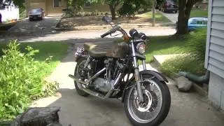 '78 Sportster XLCH Kickstart for first time in 22 years.