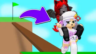 HOP ON 2 Player Obby With Moody! (Roblox)
