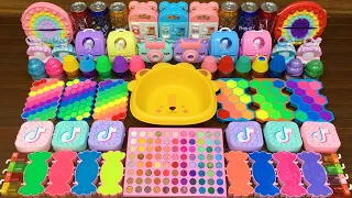 RAINBOW slime !!! Mixing random into storebought slime!!!Satisfying Diana Slime #393