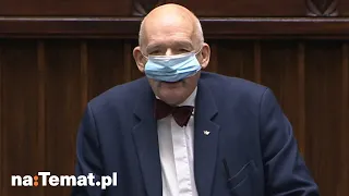 Janusz Korwin-Mikke w Sejmie: "Samorządy powinny zostać rozwiązane, jeśli sprzeciwiają się rządowi"