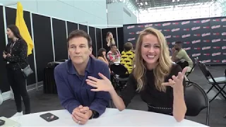 NYCC 2017: Comic Uno The Gifted's Amy Acker and Stephen Moyer Interviews