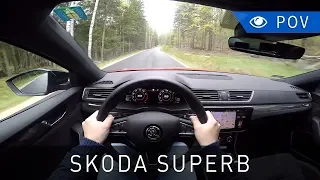 Škoda Superb SportLine 2.0 TSI 272 KM 4x4 DSG (2019) - POV Drive | Project Automotive