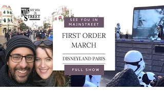 FIRST ORDER MARCH Disneyland Paris FULL SHOW | SEASON OF THE FORCE