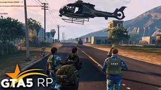 КАК МЫ ВДВОЕМ НА АРМИЮ НАПАЛИ .GTA 5 RP