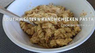 Southwestern Ranch Chicken Pasta ~Easy Crockpot Meal