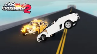 Realistic Crashes #2 | Car Crushers 2