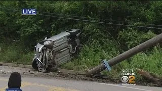 Ross Twp. Police Chase Ends In Crash, Suspect Injured