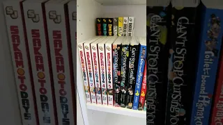 these book shelf risers from daiso 😮‍💨 #manga #mangacollection #animecommunity