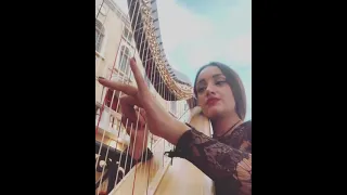 Gorgeous Female Electric Harpist - Dubai Music Booking Service - Dubai Talent Agency