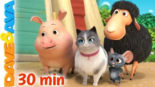 😍  Farm Animals Song and More Baby Songs | Kids Songs & Nursery Rhymes by Dave and Ava 😍