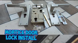 How to install a new door lock/Mortice door lock