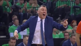 Sarunas Jasikevicius' reactions (Zalgiris-Olympiacos)