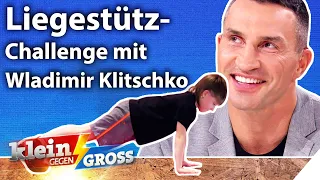 Box-Legende Wladimir Klitschko vs. Ray (7): Wer löst mehr Bilderrätsel beim Liegestütze machen?