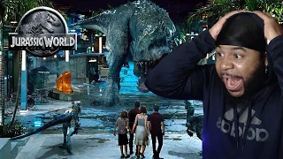 THE BEST SEQUEL TO JURASSIC PARK!! JURASSIC WORLD!! MOVIE REACTION | FIRST TIME WATCHING