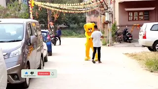Teddy bear prank videos , very funny taddy bear video