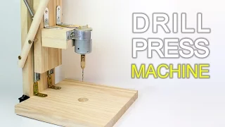 How to Make a Drill Press Machine | Homemade Mini Drill