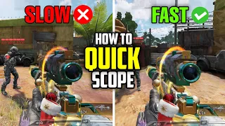 How to Quickscope Like A PRO! - Quickscoping Tips & Tricks CODM