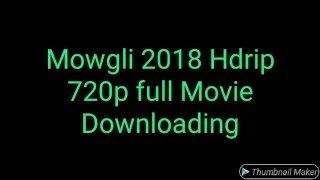 Mowgli Legend of the Jungle 2018 Movie Hindi Dubbed Download 720p HDRip