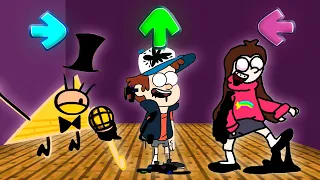 FNF Character Test | Gameplay VS My Playground | Bill Cipher | Mabel