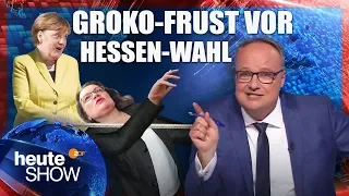 Landtagswahl in Hessen: Geht der Niedergang von CDU und SPD weiter? | heute-show vom 26.10.2018