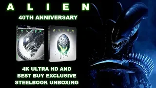 ALIEN (40TH ANNIVERSARY) - 4K ULTRA HD AND BEST BUY EXCLUSIVE STEELBOOK UNBOXING!