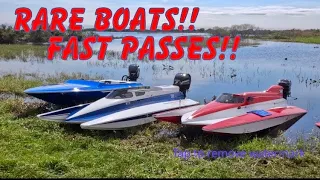 Camp Mack River Run Pt2! Rare Boats,  (Fast Boats ). STV, Hydrostream, Allison Bass Boats.