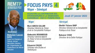 REMTP 2022 : Focus pays 4 (Niger - Sénégal) - Accroître la contribution des hydrocarbures à la...