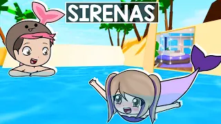 CREAMOS UNA ISLA SOLO PARA SIRENAs EN BROOKHAVEN ROBLOX !!