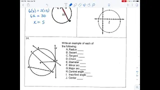 Geometry Unit 6 Review Part 2