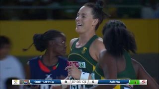 22 October 2019 - Africa Netball Cup final match  -South Africa vs Zambia