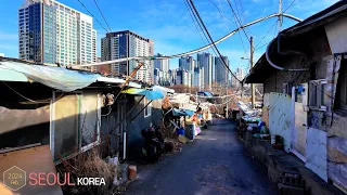 Guryong Village Street, Gangnam / I'm lost here •[4k] Seoul, Korea