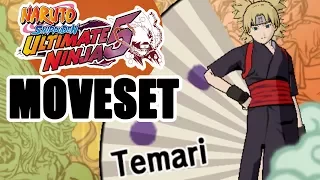 Naruto Ultimate Ninja 5 (PS2) - Temari Moveset