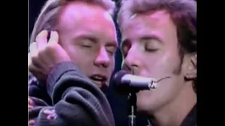Bruce Springsteen & Sting ☜❤️☞ Every Breath You Take ∫ The River