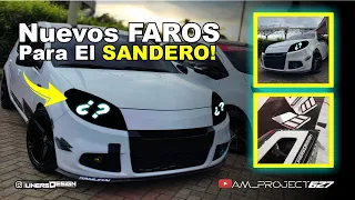 NUEVOS FAROS AL SANDERO! // PROYECTO SANDERO TUNING #viral #sandero