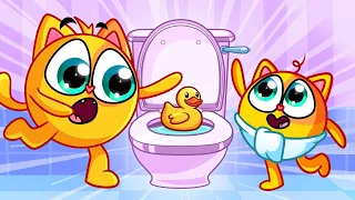 Don't Put Toys In The Potty | Safety Tips and Tricks for Kids+More Funny Educational Cartoons