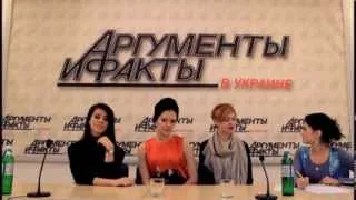Группа ВИА Гра продюсера Дмитрия Костюка в гостях у АиФ.ua