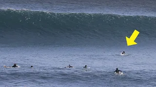 Guy Sits Out The Back, Catches Wave Of The Day (Opening Scene) – Uluwatu