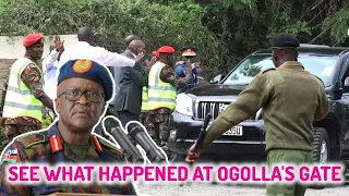 AJABU! SEE WHAT HAPPENED TO SECURITY WHEN OGOLLA'S BODY ARRIVED FOR BURRIAL AT HOME
