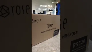 Unbox the Hifi Rose RS520 All in One Network Streamer #asmr #unboxing #modusav #hifirose #rs520