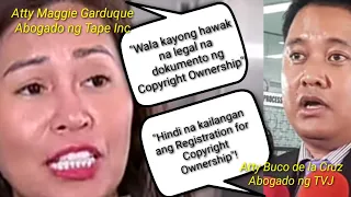 ABOGADO NG #TVJ AT NG MGA #JALOSJOS PAGALINGAN NG DEPENSA SA KORTE!