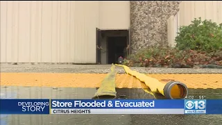 Store Flooded And Evacuated