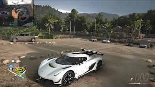 Koenigsegg Jesko - Forza Horizon 5 | Logitech g29 gameplay