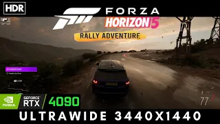 Forza Horizon 5: Night Rally in HDR | RTX 4090 Max Settings 3440x1440 Ultrawide