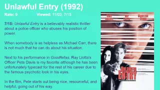 Movie Review: Unlawful Entry (1992) [HD]