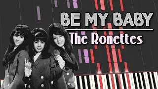 The Ronettes - BE MY BABY (Piano Tutorial)